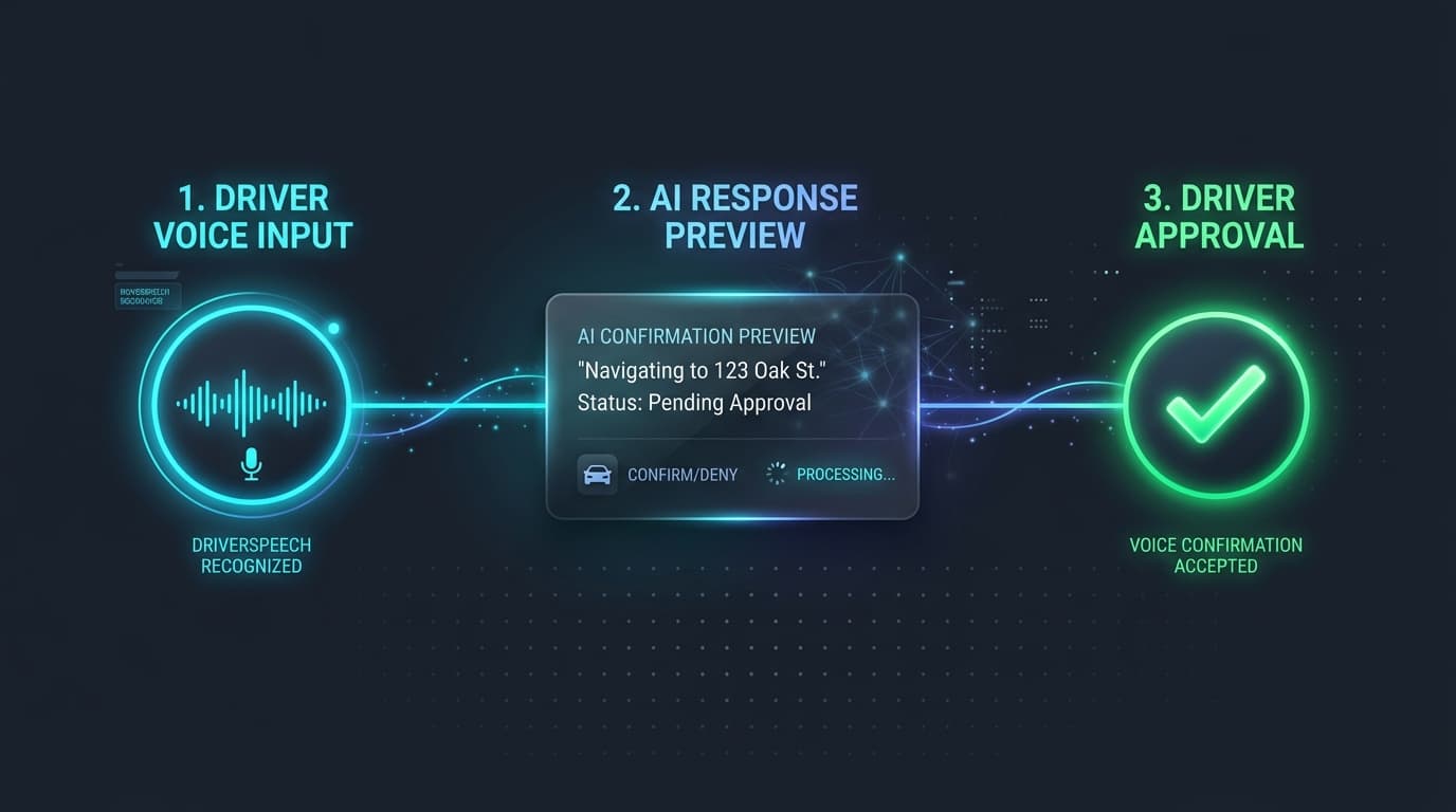 Human-in-the-loop confirmation flow